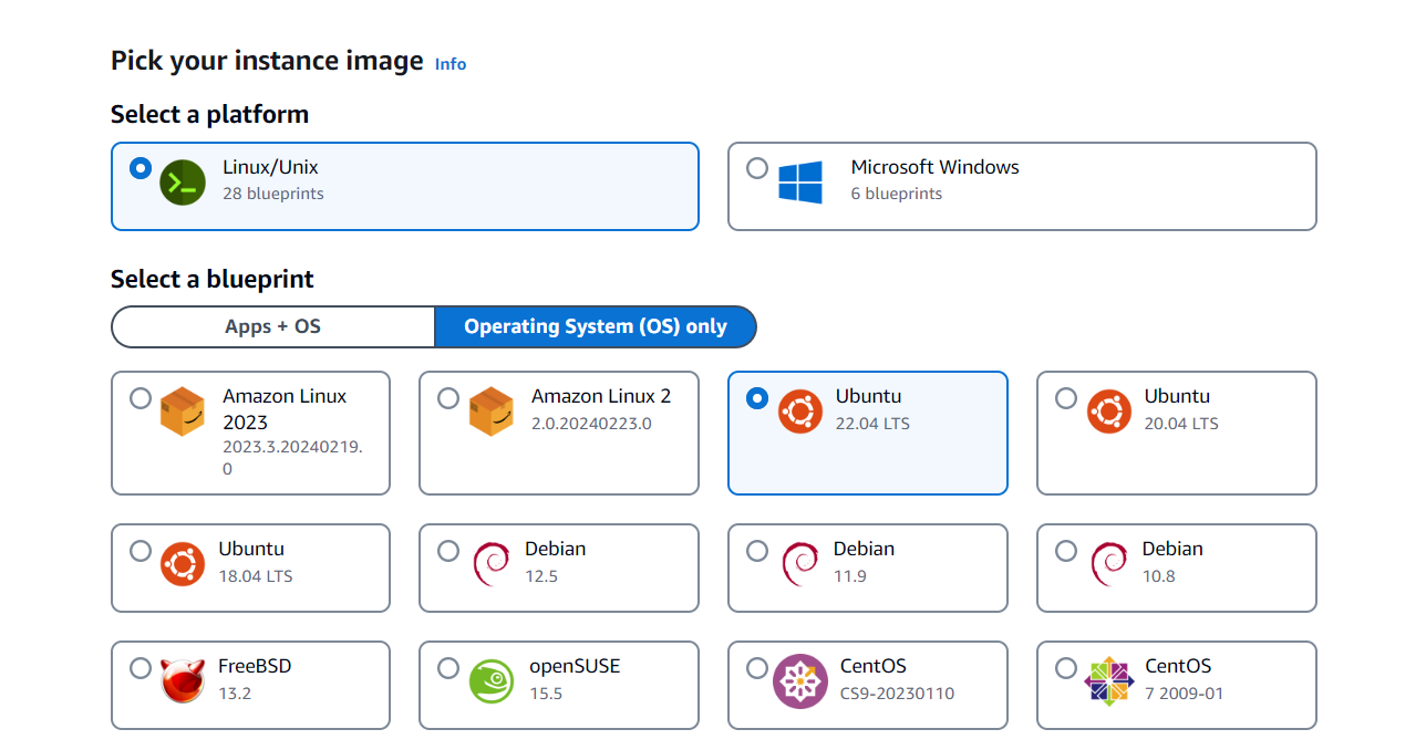 Setting AWS Lightsail for FastAPI Application