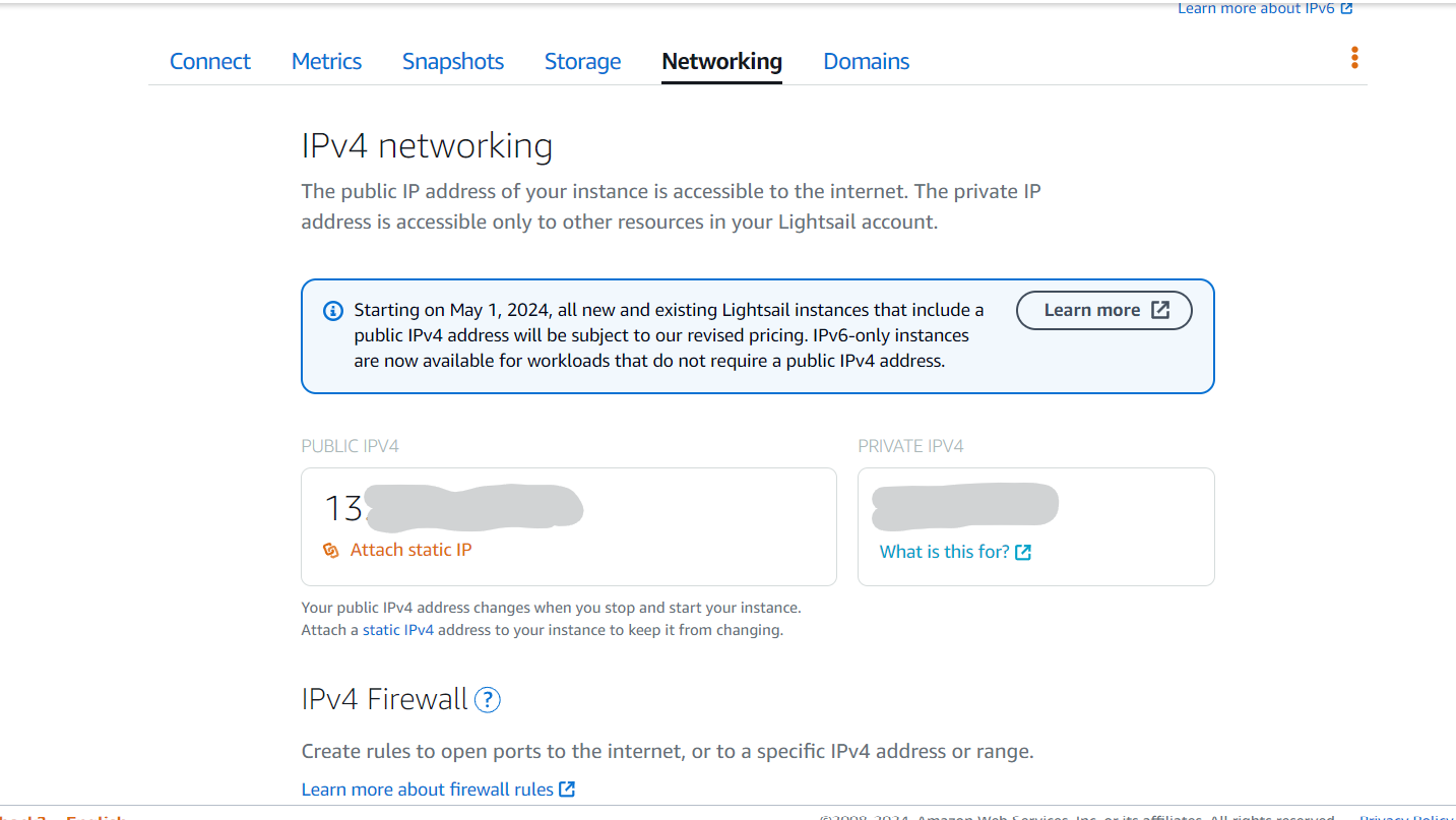 Setting AWS Lightsail for FastAPI Application